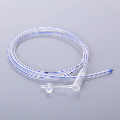 Disposable Silicone Coated Catheter Silicone Stomach Feeding Tube 8-24FR