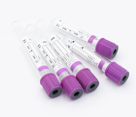 EDTA Tube Purple Top Sterile Medical Disposable Vacuum Blood Collection Tube For Sale