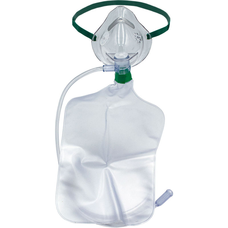 High Concentration Medical Oxygen Mask Non-Rebreather Mask Non Rebreathing Oxygen Mask With Reservoir Bag