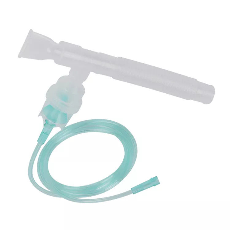 Disposable PVC T Connector Nebulizer Mouth Piece Nebulizer Accessories With Tubing