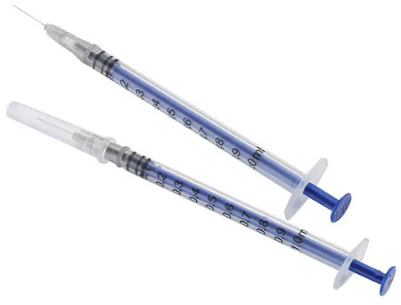 0.5ml 1ml Tuberculin Bacilluus Syringe (BCG) Disposable Sterile Syringe With Fixed Needle