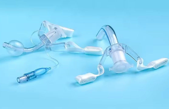 Disposable PVC Tracheotomy tube High Volume Low Pressure Cuff ISO Standard Connector Smooth Round Tip