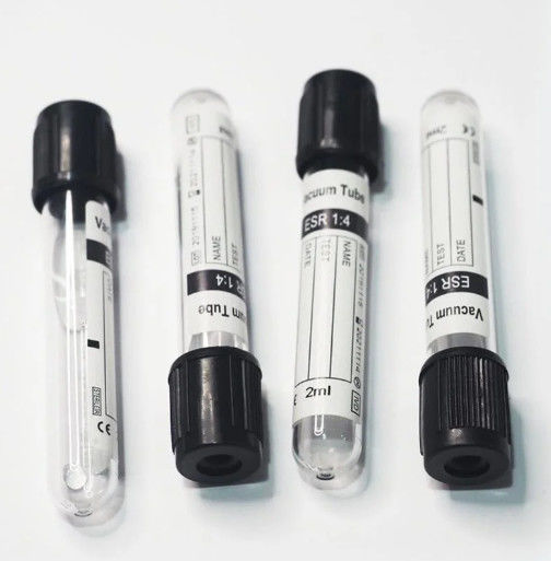 2ml Grass Black Top ESR Tube Whole Blood Collection Tube