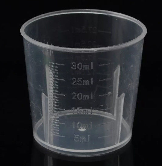 Polyethylene Graduated Transparent Liquid Disposable 1oz Plastic Medicine Cups Measuring Cup