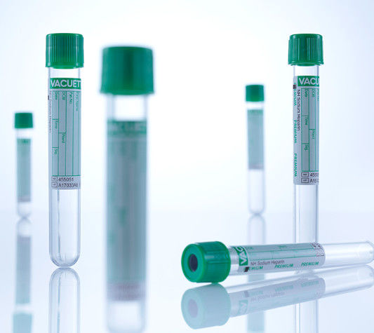 Green Top Sodium Heparin Blood Collection Tubes Heparin Lithium Sodium Tube