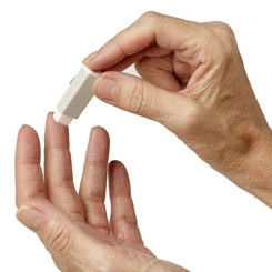 Medical Sterile Disposable Automatic Safety Blood Lancets Pressure Activated Design