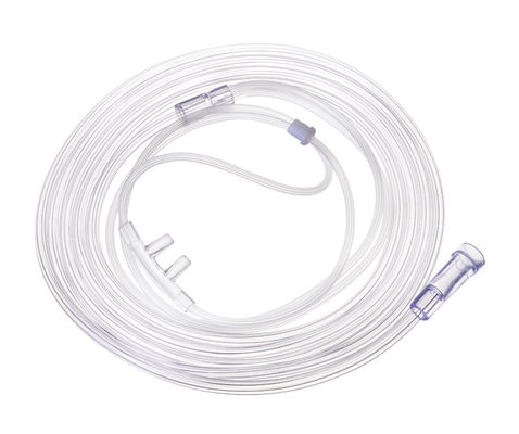Medical PVC Nasal Cannula Tube Oxygen Dipping 2.1m Soft Star Lumen Tubing